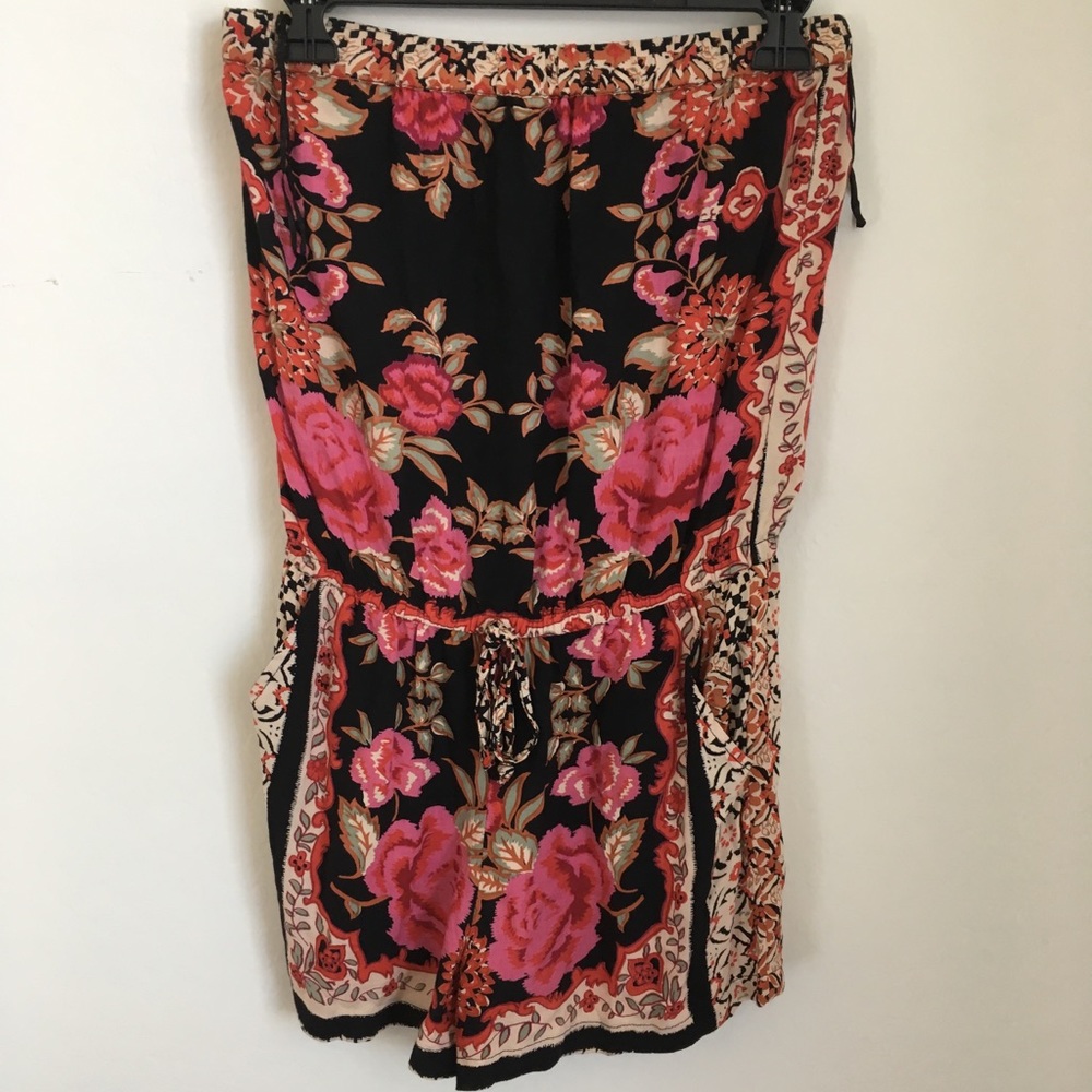 angie floral print romper